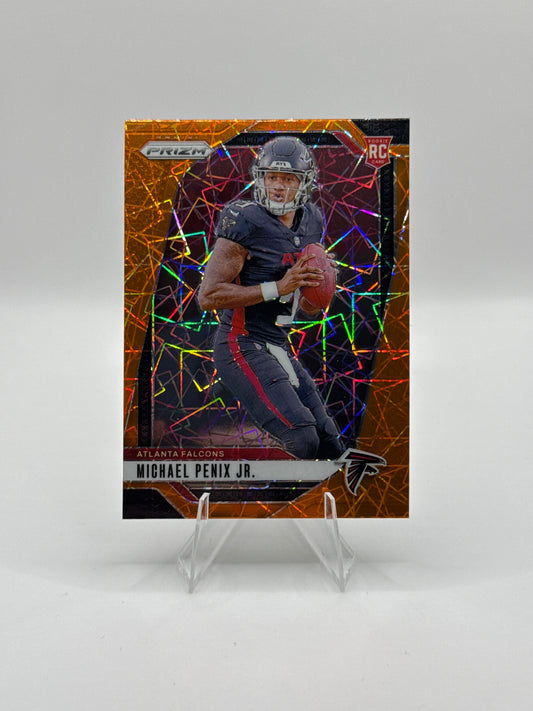 Michael Penix Jr. (Rookie) #378 Orange Lazer 2024 Panini - Prizm Football