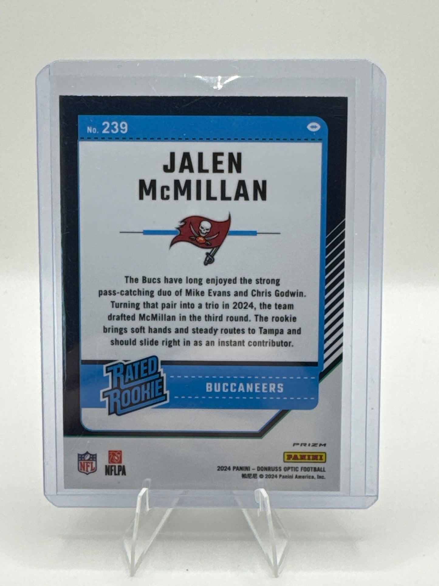 Jalen McMillian Rated Rookie #239 Purple Shock