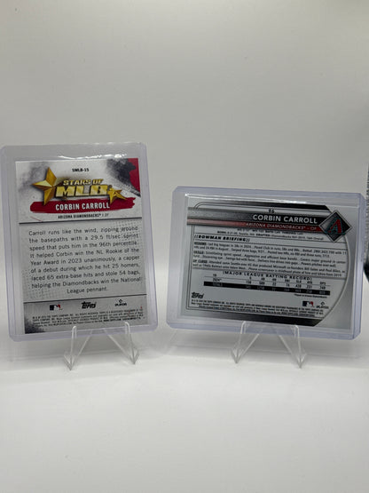 Corbin Carroll Stars of MLB #SMLB-15 and #96 Mojo