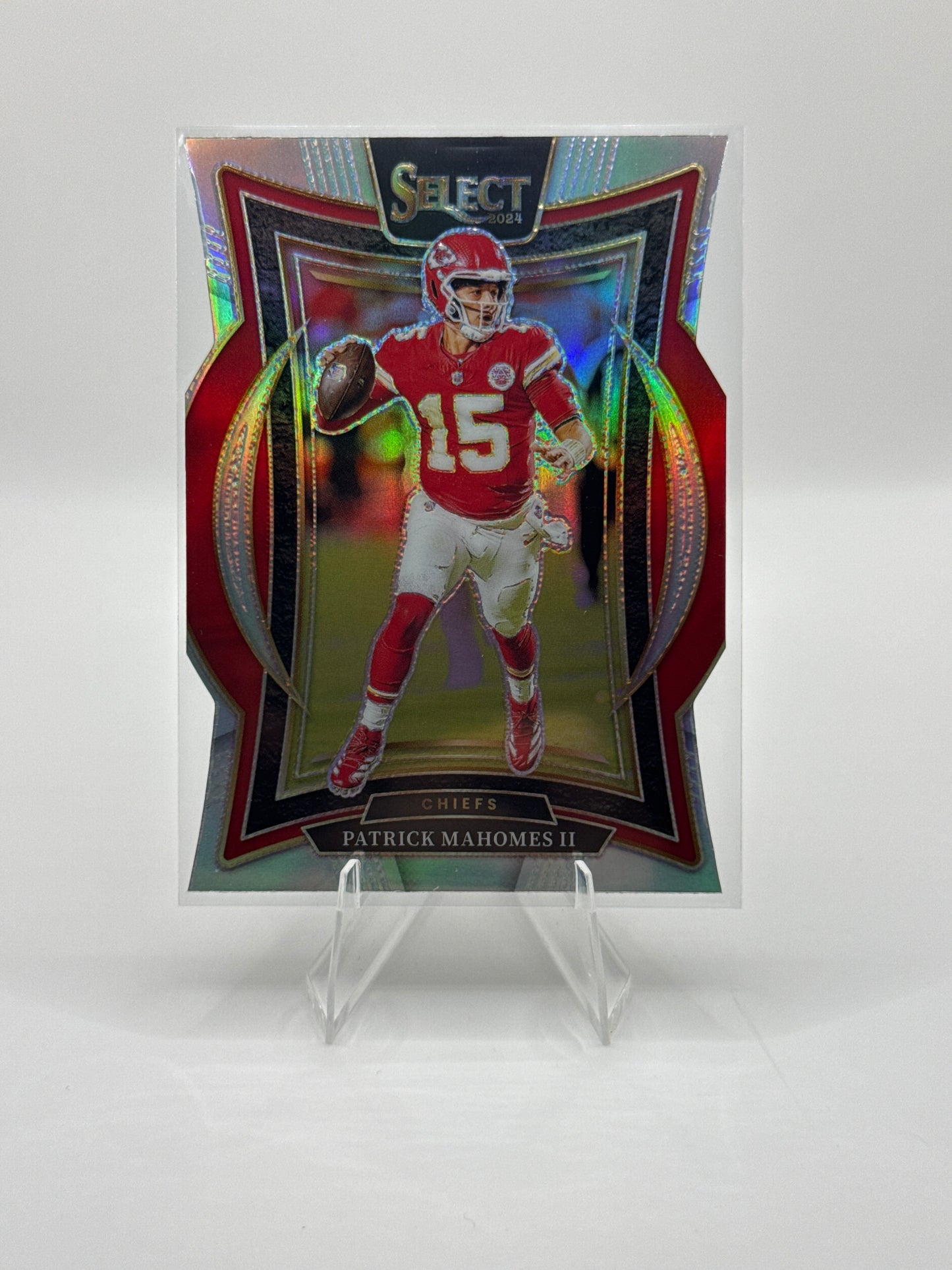 Patrick Mahomes #33 Silver Prizm Die-Cut Concourse Level