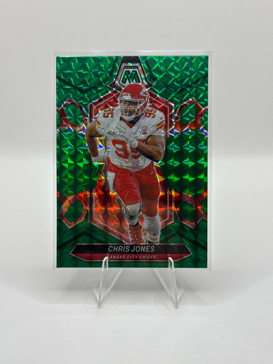 Chris Jones #112 Green 2024 Panini - Mosaic Football