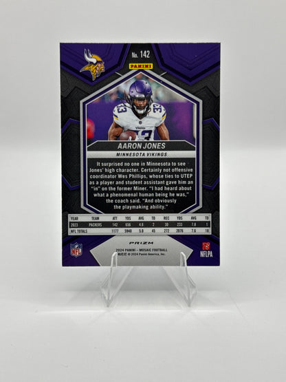 Aaron Jones #142 Blue Reactive 2024 Panini - Mosaic Football
