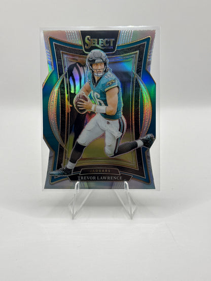 Trevor Lawrence #98 Silver Prizm Die-Cut Concourse Level 2024 Panini - Select Football