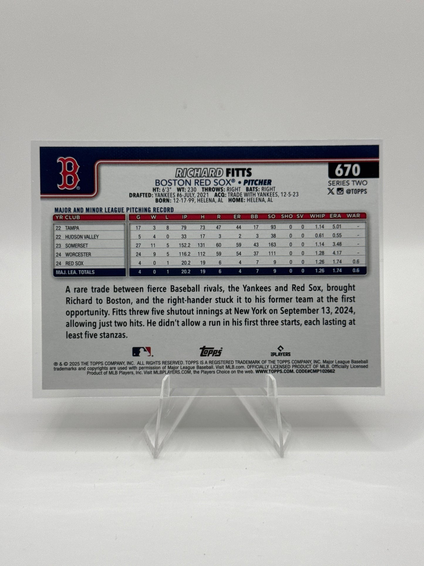 Richard Fitts (Rookie) #670