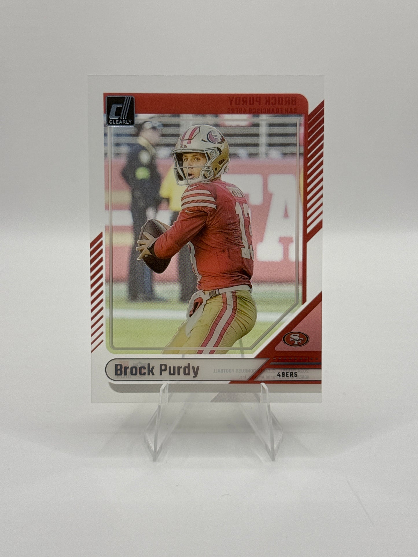 Brock Purdy #45 Clearly Donruss