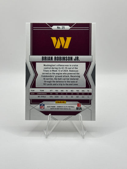 Brian Robinson Jr. #25 2025 Panini - Donruss Elite Football