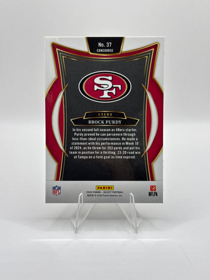 Brock Purdy #37 Concourse Level 2024 Panini - Select Football