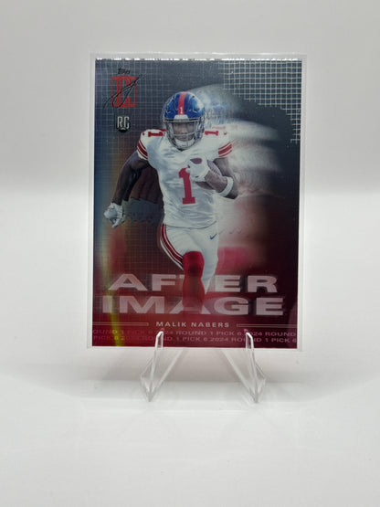 Malik Nabers #AI-11 After Image 2025 Topps Signature Class