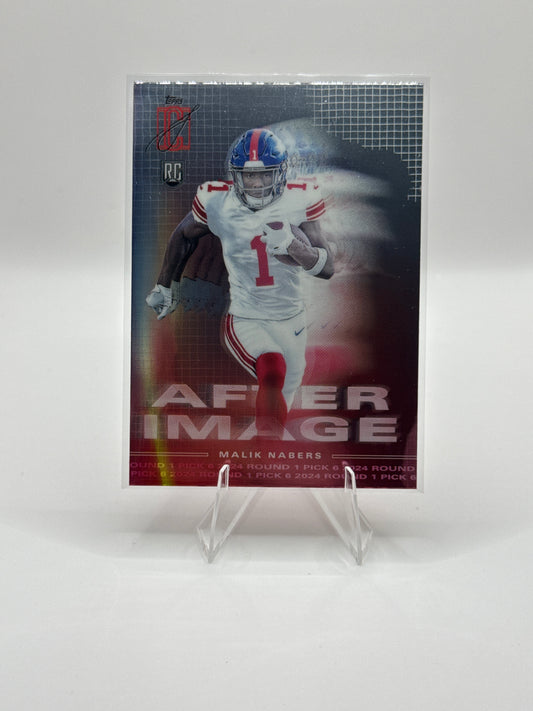 Malik Nabers #AI-11 After Image 2025 Topps Signature Class