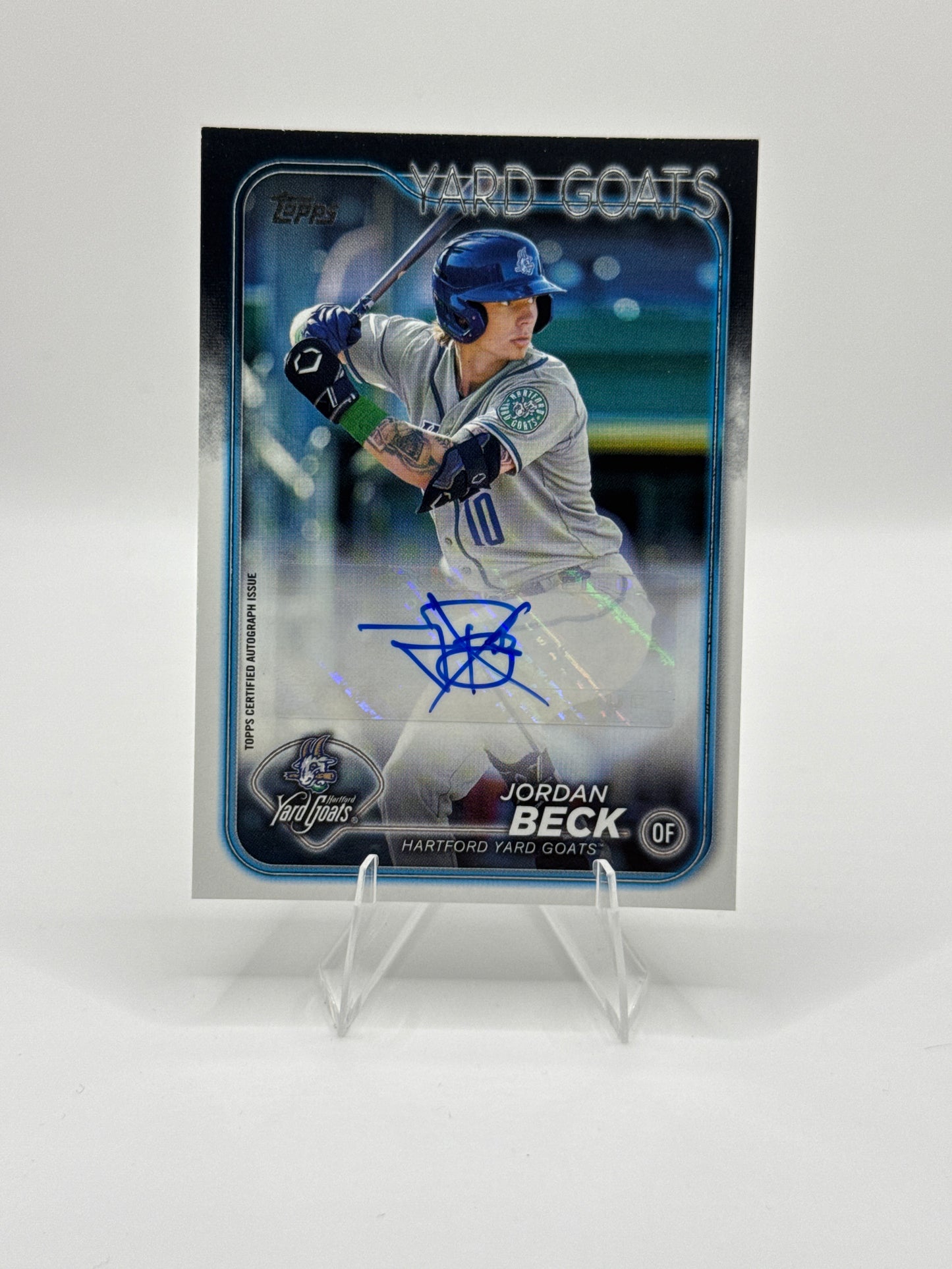 Jordan Beck #PD-172 Pro-Debut Autograph