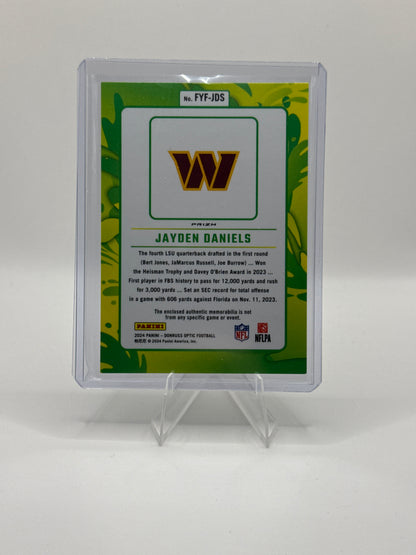 Jayden Daniels Rookie #FYF-JDS First Year Fresh