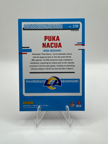 Puka Nacua Rated Rookie #238 Pink Prizm 2023 Panini - Donruss Optic Football
