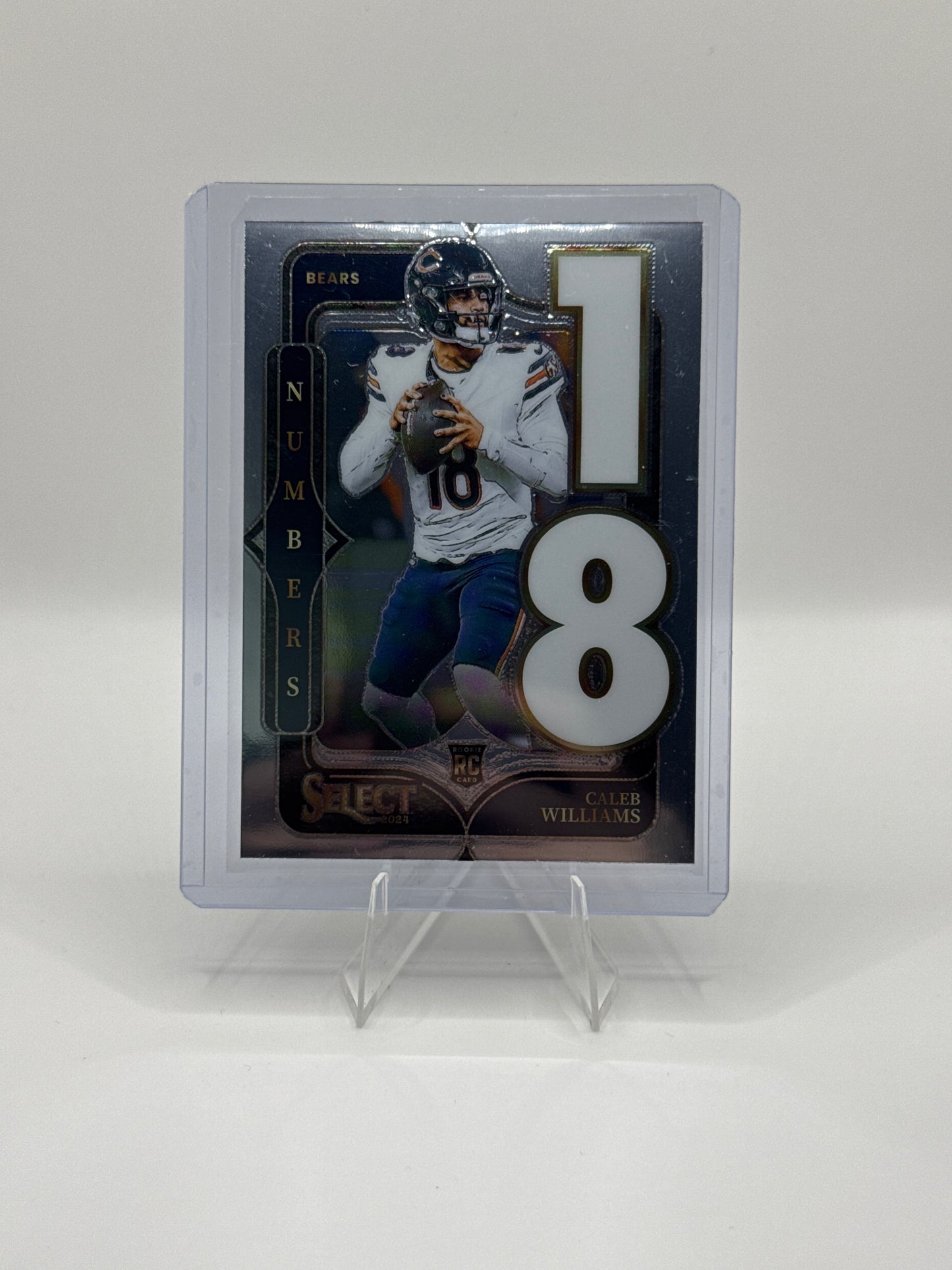 Caleb Williams (Rookie) #19 Numbers 2024 Panini - Select Football