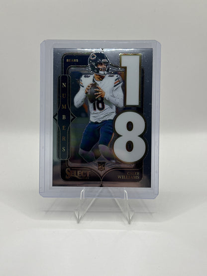 Caleb Williams (Rookie) #19 Numbers 2024 Panini - Select Football