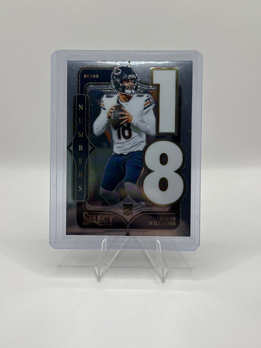 Caleb Williams (Rookie) #19 Numbers 2024 Panini - Select Football