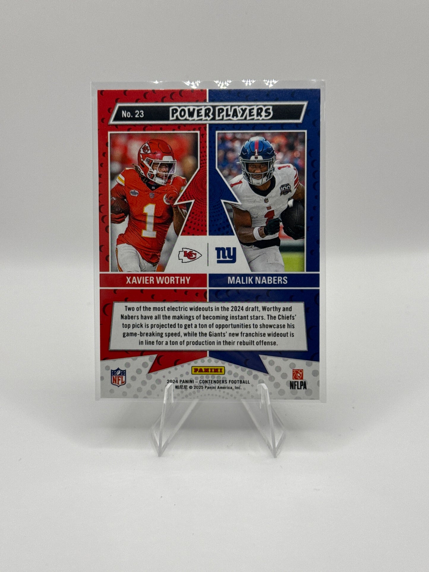 Xavier Worthy / Malik Nabers (Rookies) #23 Power Players