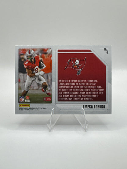 Emeka Egbuka (Rookie) #6 Extra Addition /799 2025 Panini - Donruss Elite Football