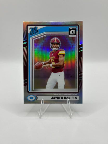 Jayden Daniels Rated Rookie #389 Optic Preview Holo