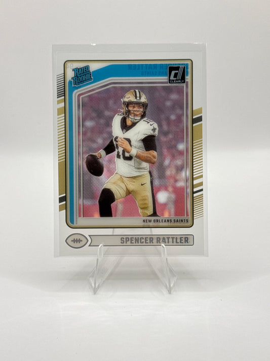 Spencer Rattler Rated Rookie #94 Donruss Clearly