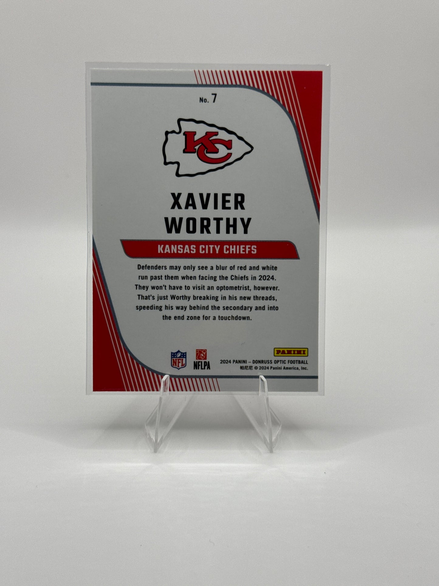 Xavier Worthy (Rookie) #7 Primary Colors