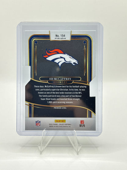 Ed McCaffrey #154 Silver Prizm Die-Cut 2024 Panini - Select Football