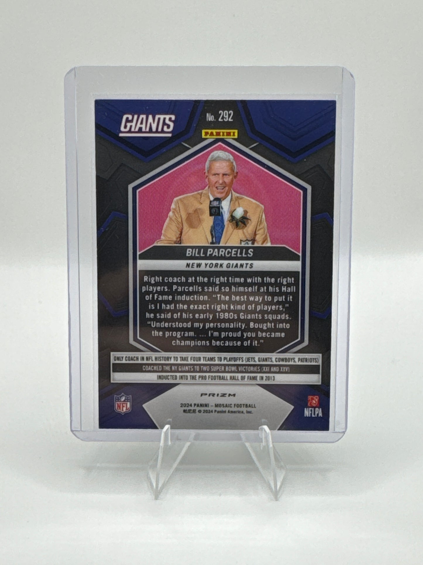 Bill Parcells #292 Green