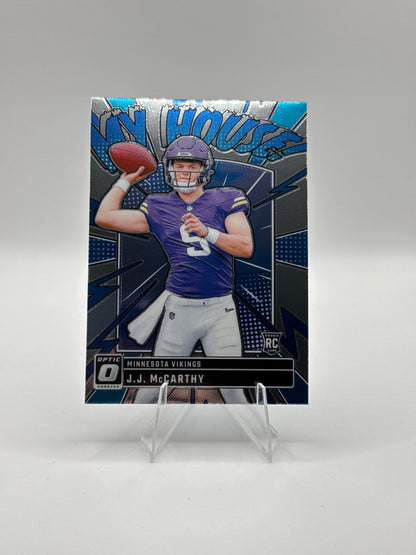 J.J. McCarthy (Rookie) #6 My House 2024 Panini - Donruss Optic Football