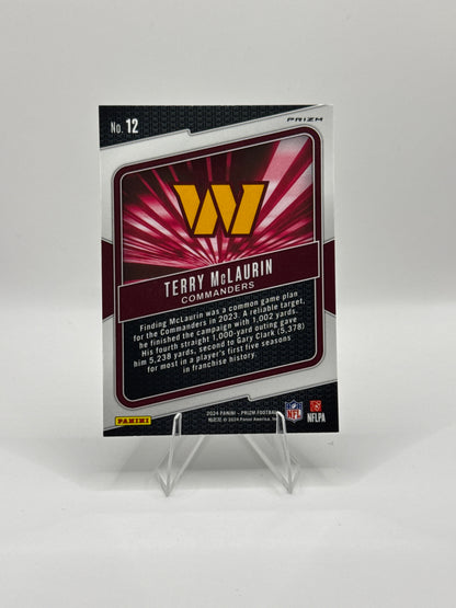 Terry McLaurin #12 Green Hype 2024 Prizm