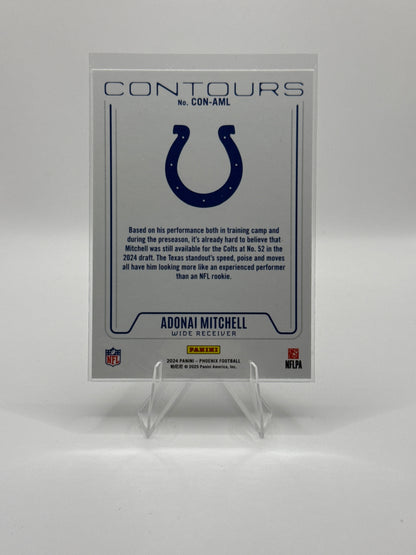 Adonai Mitchell (Rookie) #CON-AML Contours