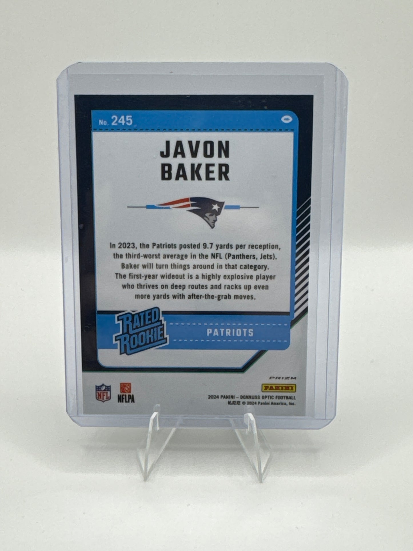 Javon Baker Rated Rookie #245 Green Hyper