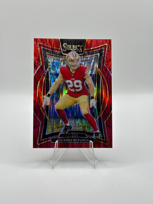 Talanoa Hufanga #46 Red Shock 126/249 Concourse Level 2024 Panini - Select Football