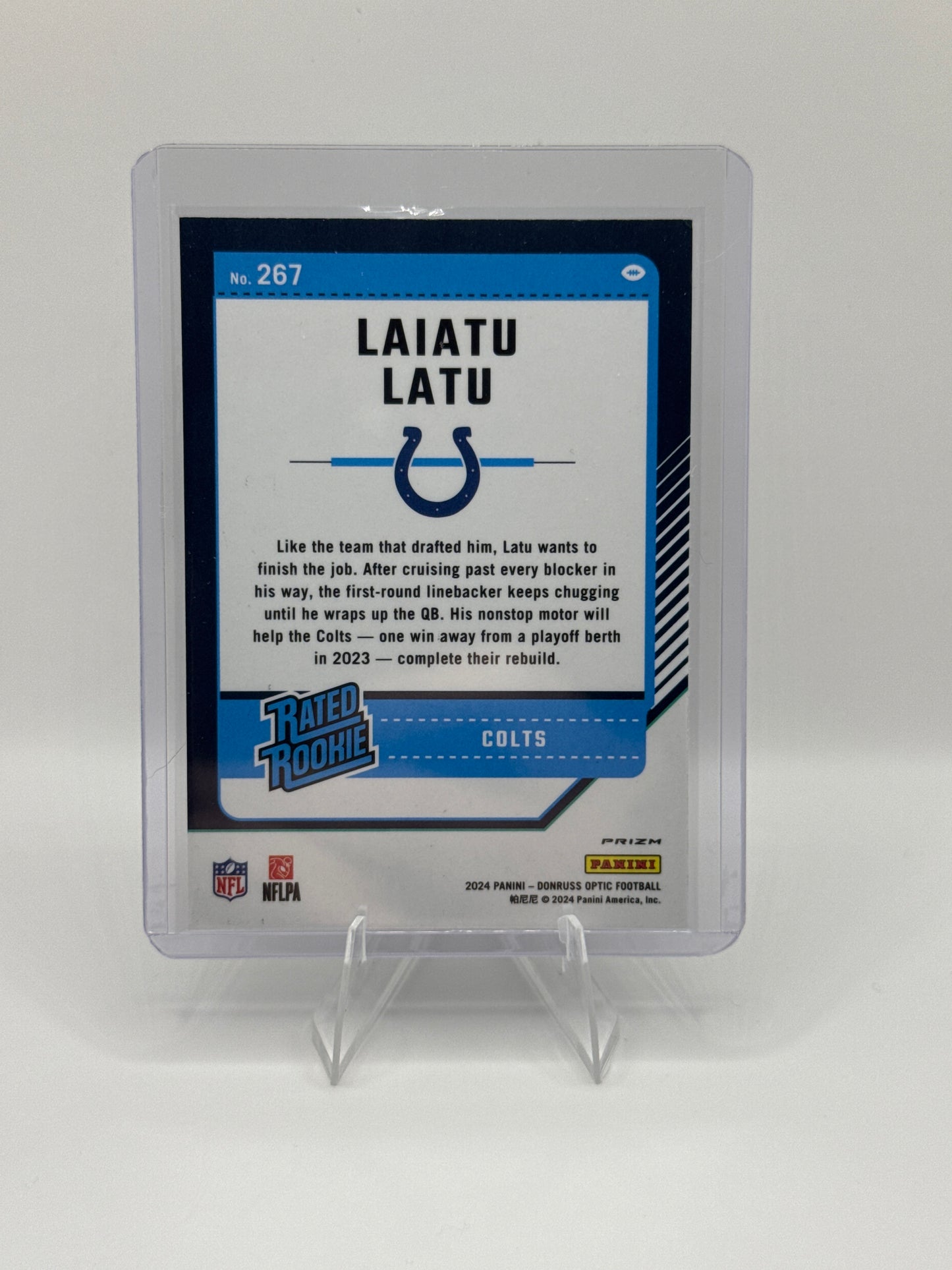 Laiatu Latu Rated Rookie #311 Blue Scope
