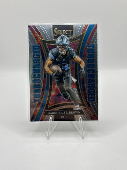 Amon-Ra St. Brown #25 Turbocharged 2024 Panini - Select Football