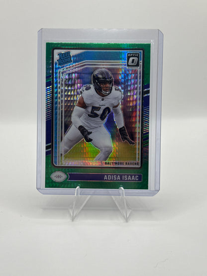 Adisa Isaac Rated Rookie #202 Green Hyper