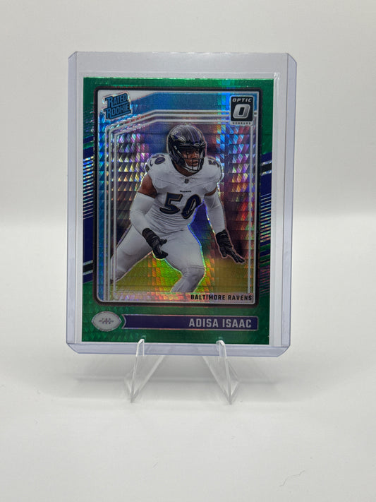 Adisa Isaac Rated Rookie #202 Green Hyper