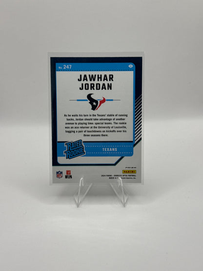 Jawhar Jordan Rated Rookie #247 Purple Shock