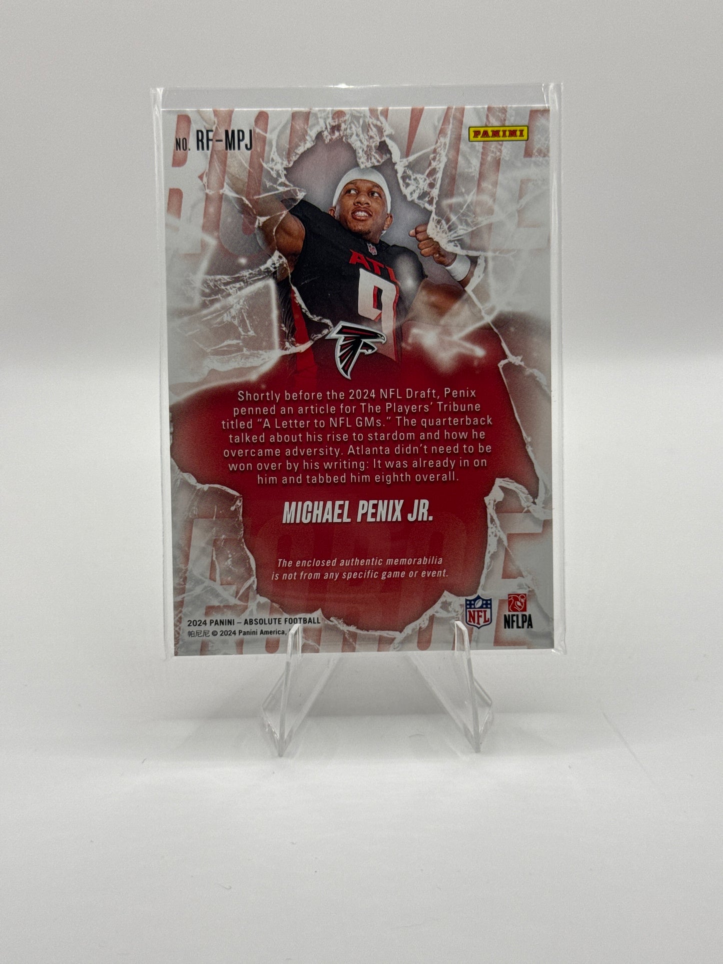 Michael Penix Jr. (Rookie) #RF-MPJ Rookie Force 2024 Panini - Absolute Football