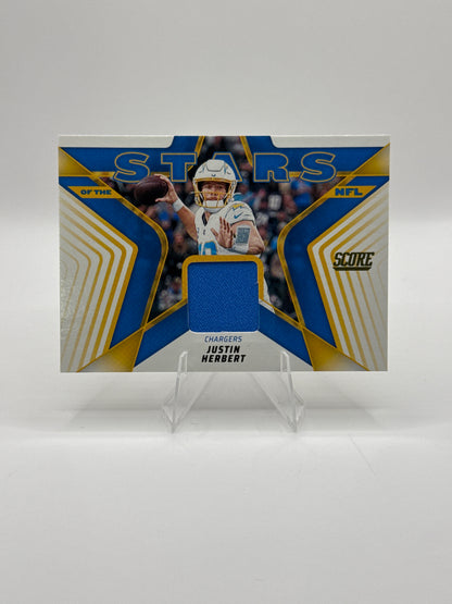 Justin Herbert #SNJ-JHT Stars of the NFL 2025 Panini - Score Football