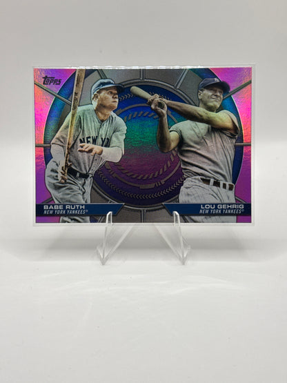 Babe Ruth / Lou Gehrig #DD-20 Pink Dynamic Duo