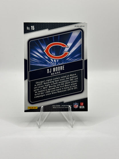 DJ Moore #15 Green Hype 2024 Panini - Prizm Football