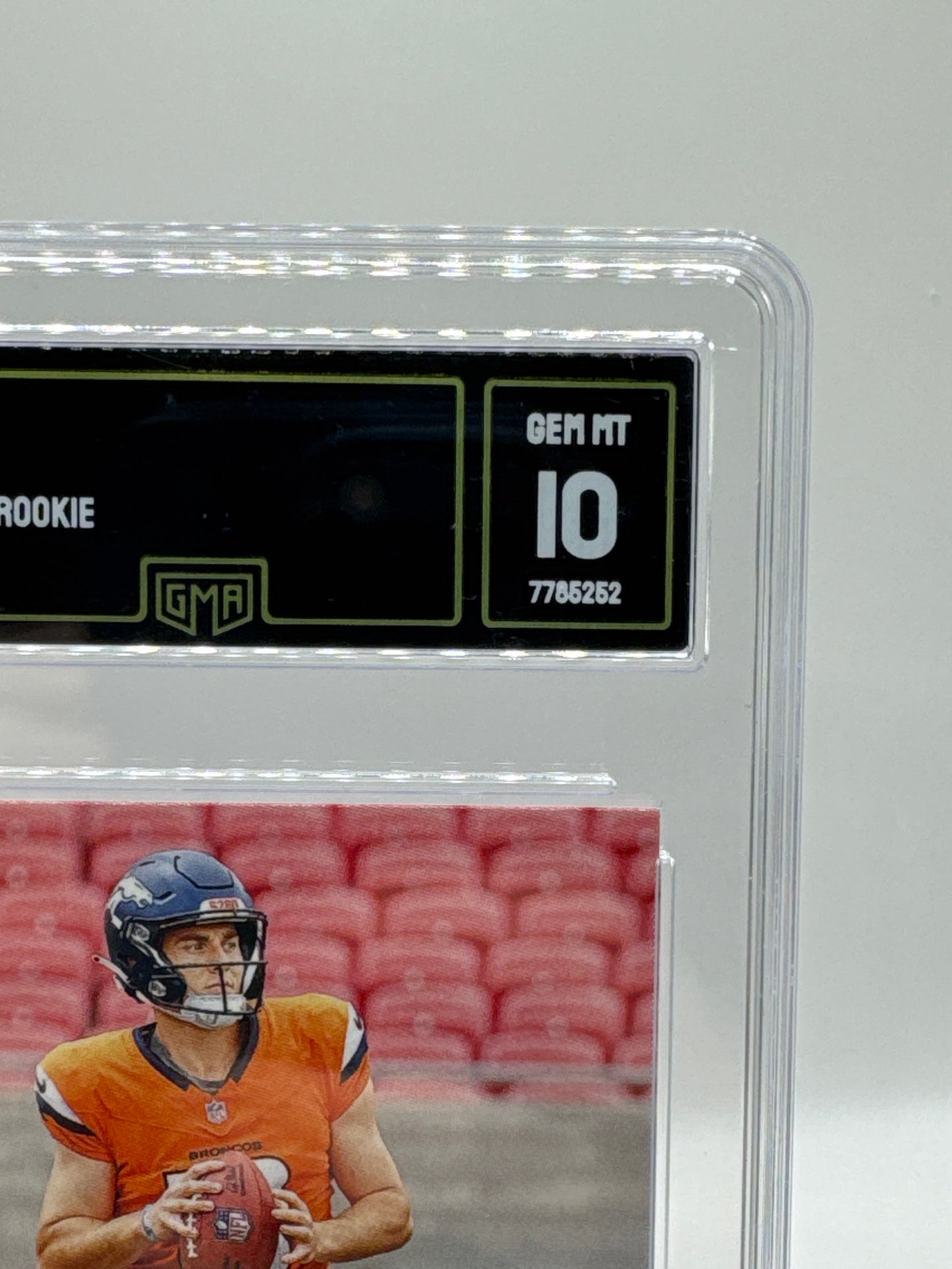 Bo Nix (Rookie) #28 Donruss 1994 Retro Rookie GMA Gem Mt 10!