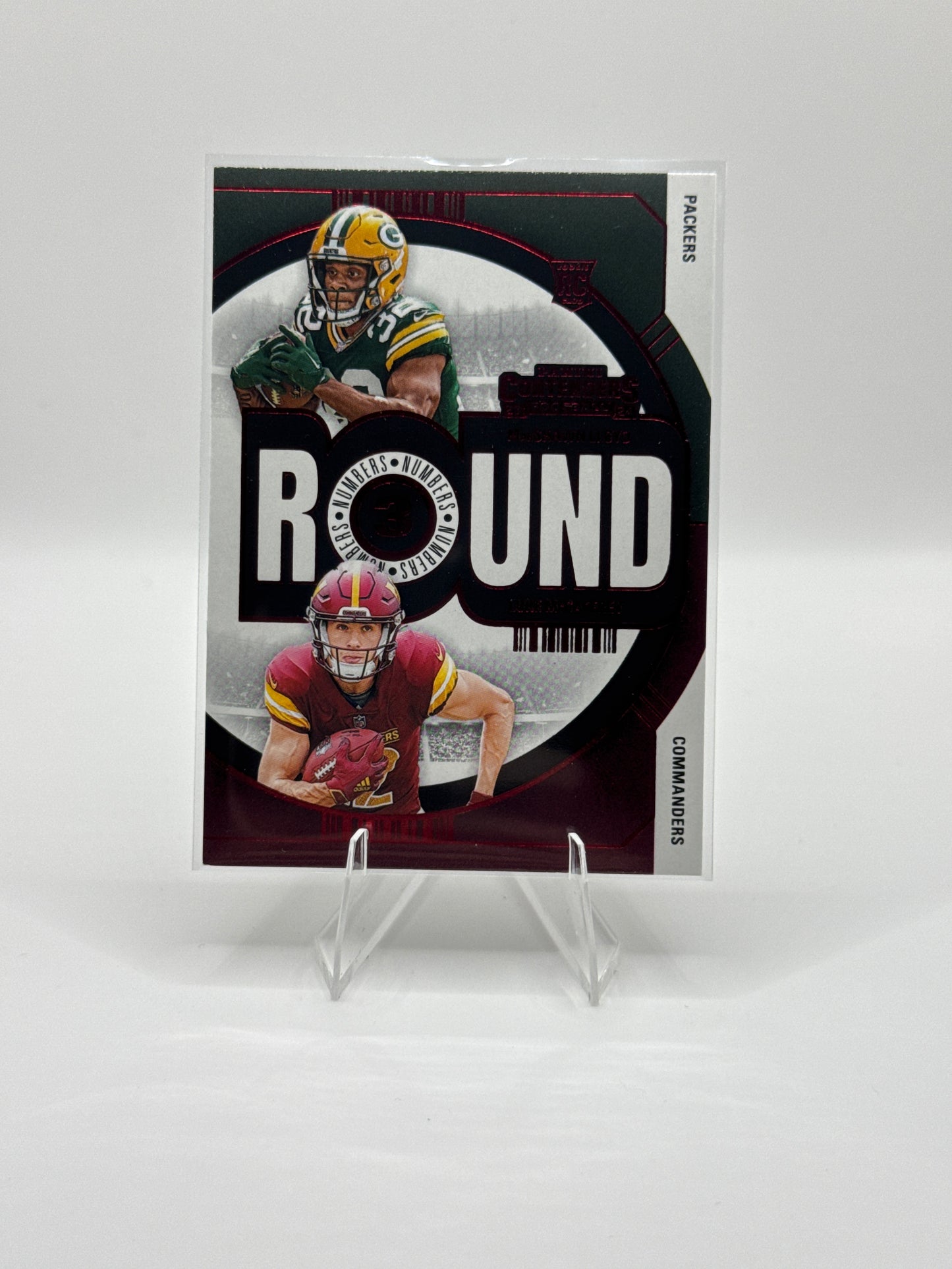 MarShawn Lloyd / Luke McCaffrey #14 Red 2024 Contenders Numbers