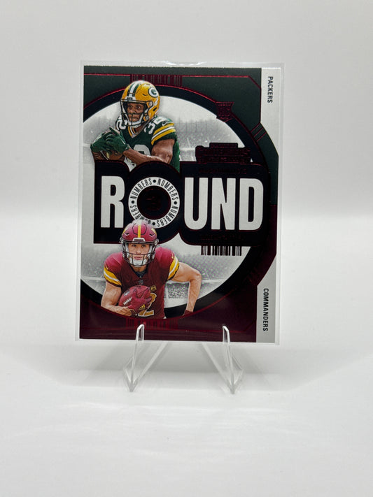 MarShawn Lloyd / Luke McCaffrey #14 Red 2024 Contenders Numbers