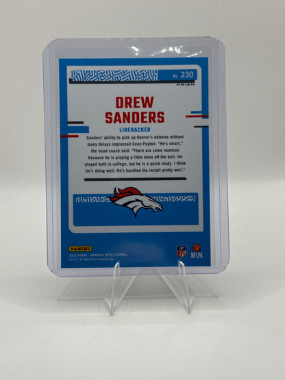 Drew Sanders Rated Rookie Holo #230