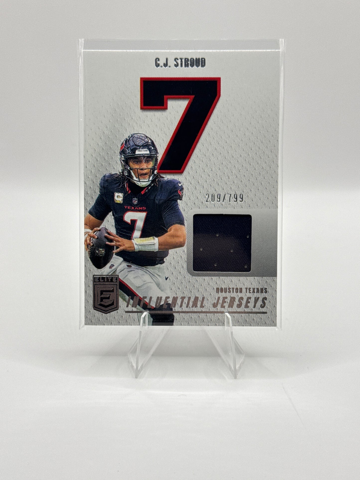 C.J. Stroud #IJ-CJS Influential Jerseys 209/799 2025 Panini - Elite Football