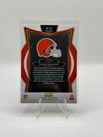 Jameis Winston #67 Red Blue Prizm Shock Concourse Level