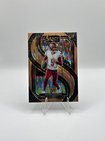 Jayden Daniels (Rookie) #112 Copper Shock Premier Level /299