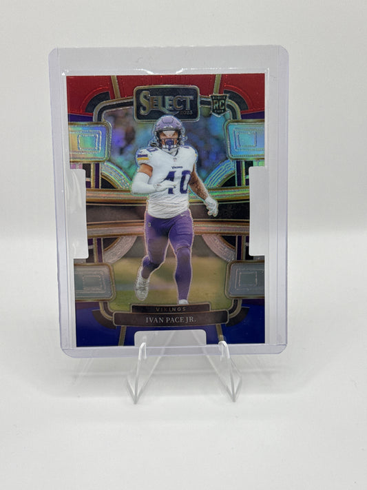 Ivan Pace Jr. (Rookie) Red Blue Prizm Die-Cut #64