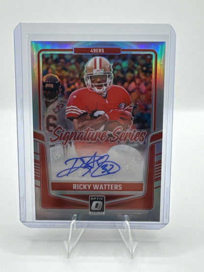 Ricky Watters Holo Autograph