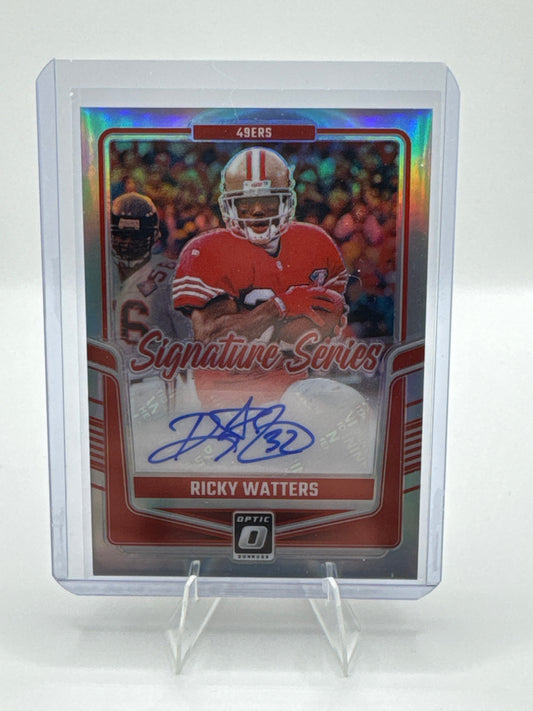 Ricky Watters Holo Autograph